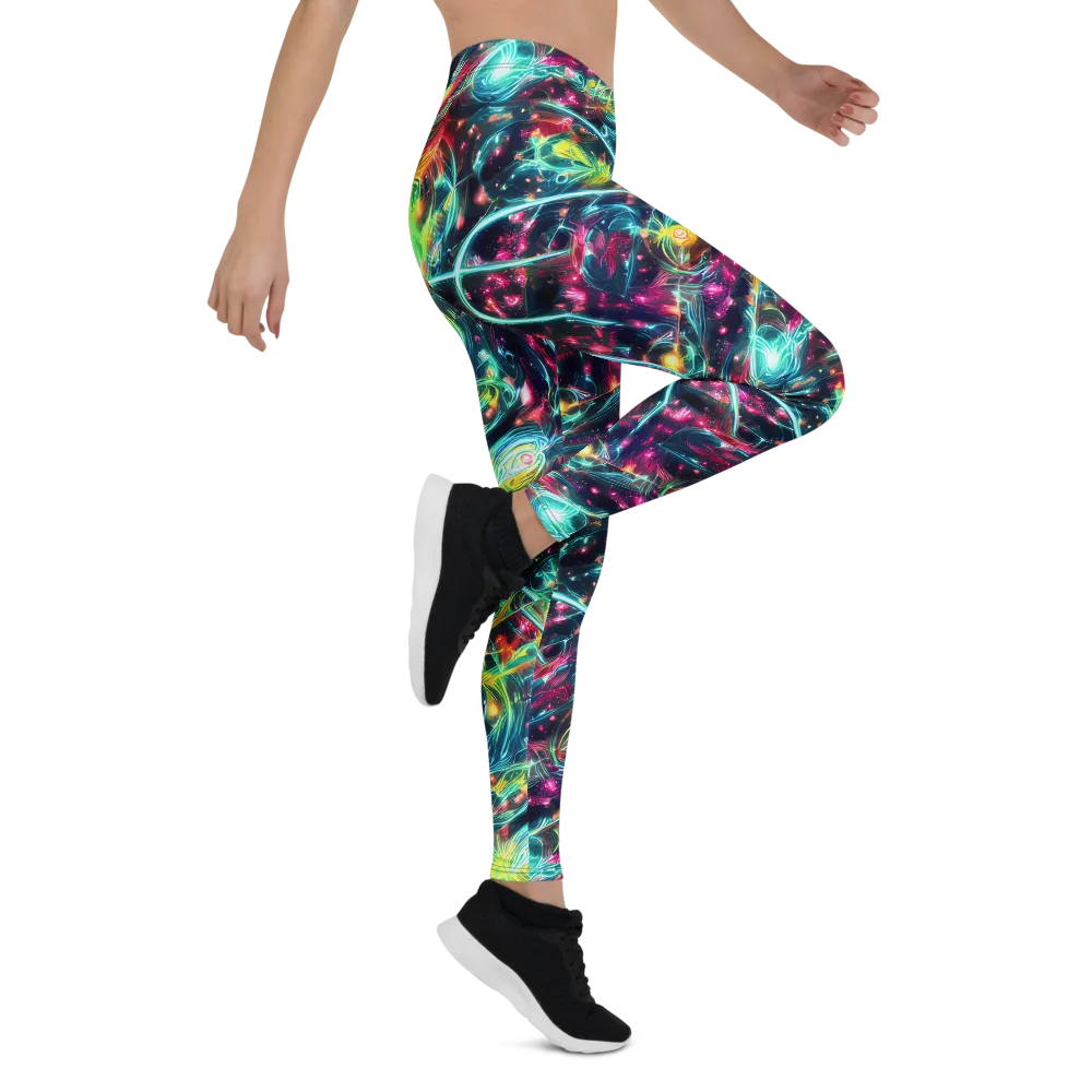 Afterdark Aurora on Leggings — Right