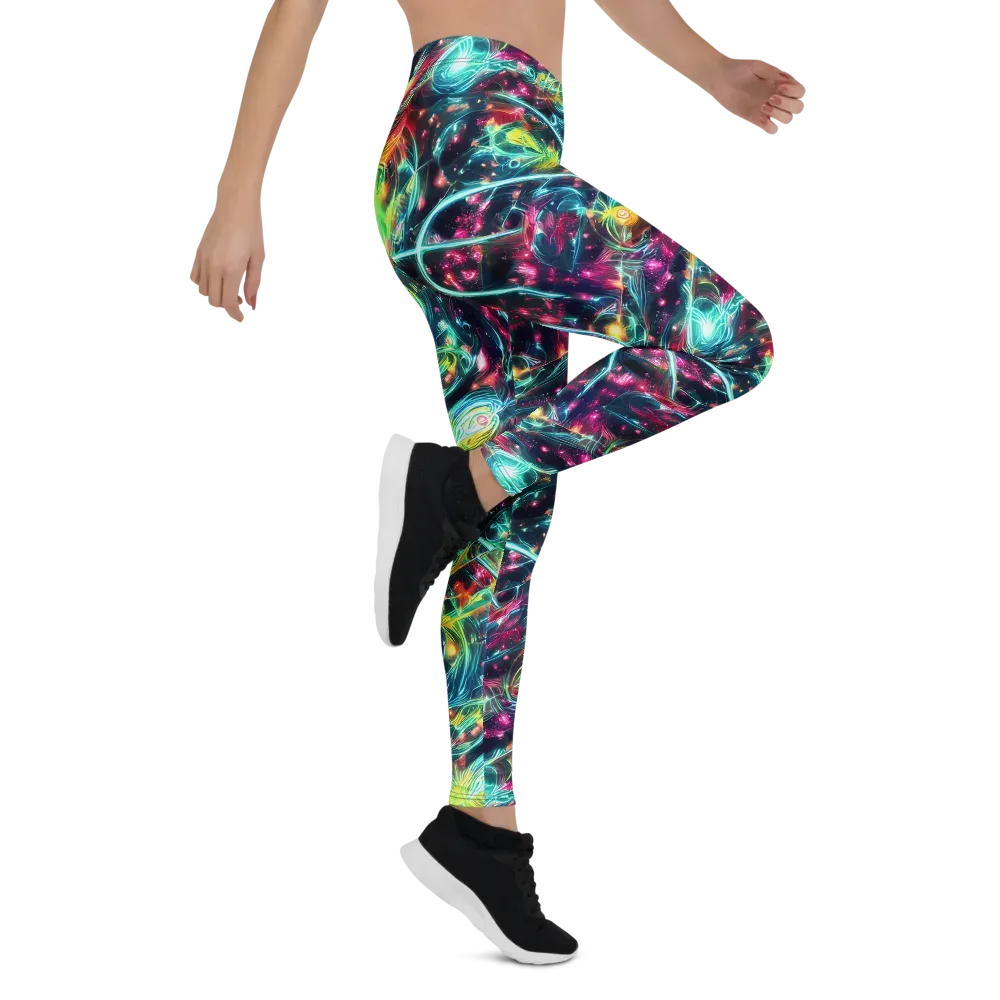 Afterdark Aurora on Leggings — Right