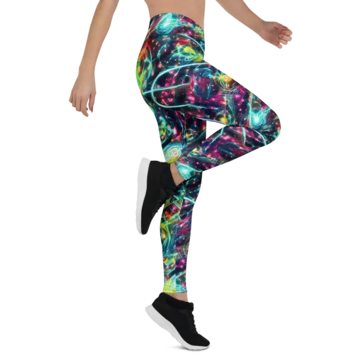 Afterdark Aurora on a Leggings