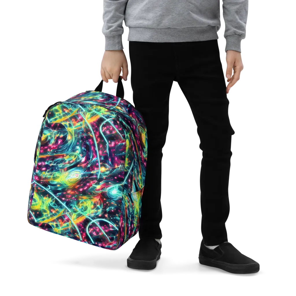Afterdark Aurora on Minimalist Backpack — Zoomed-in