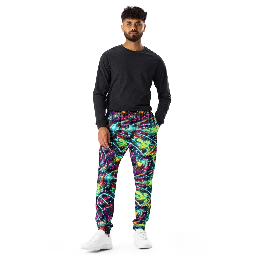 Afterdark Aurora on Men's Joggers — Front