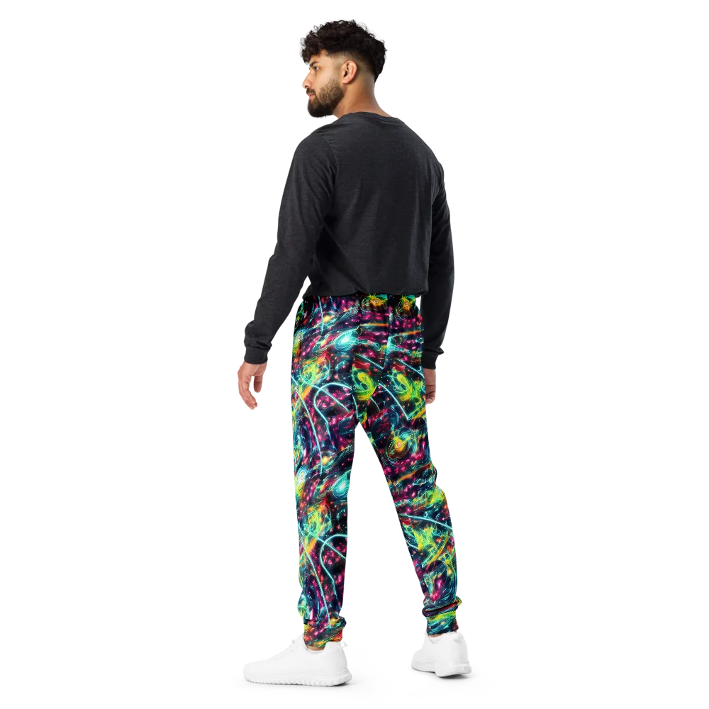 Afterdark Aurora on Men's Joggers — Back