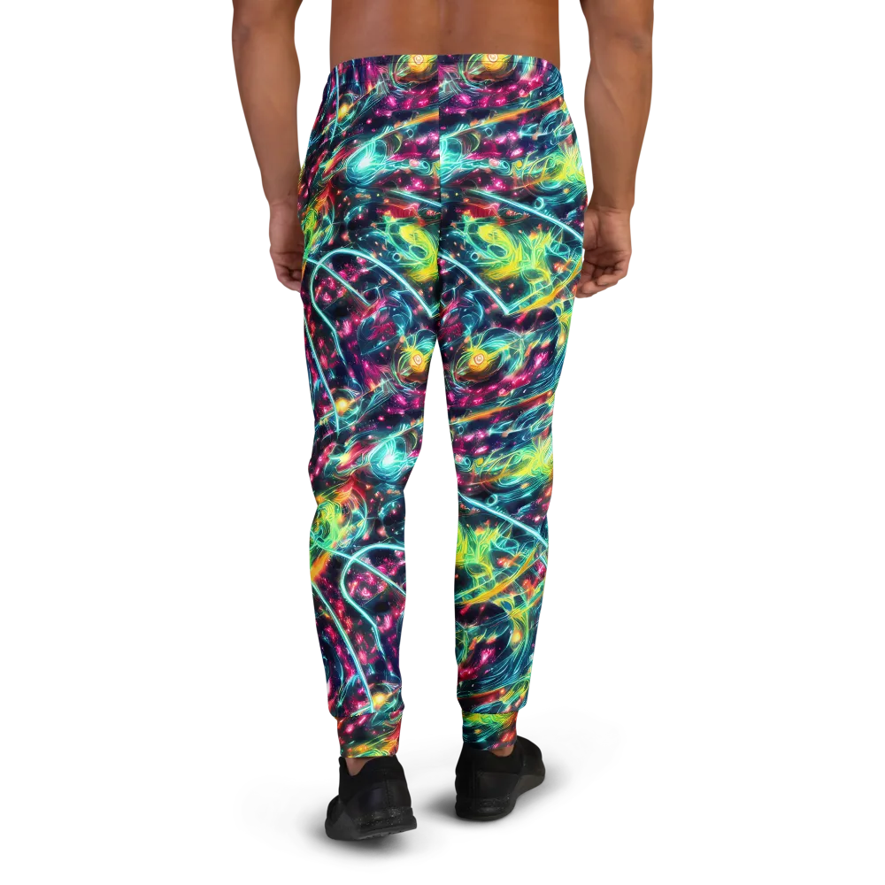 Afterdark Aurora on Men's Joggers — Back