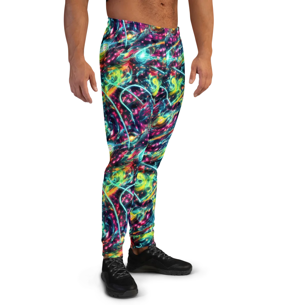 Afterdark Aurora on Men's Joggers — Right