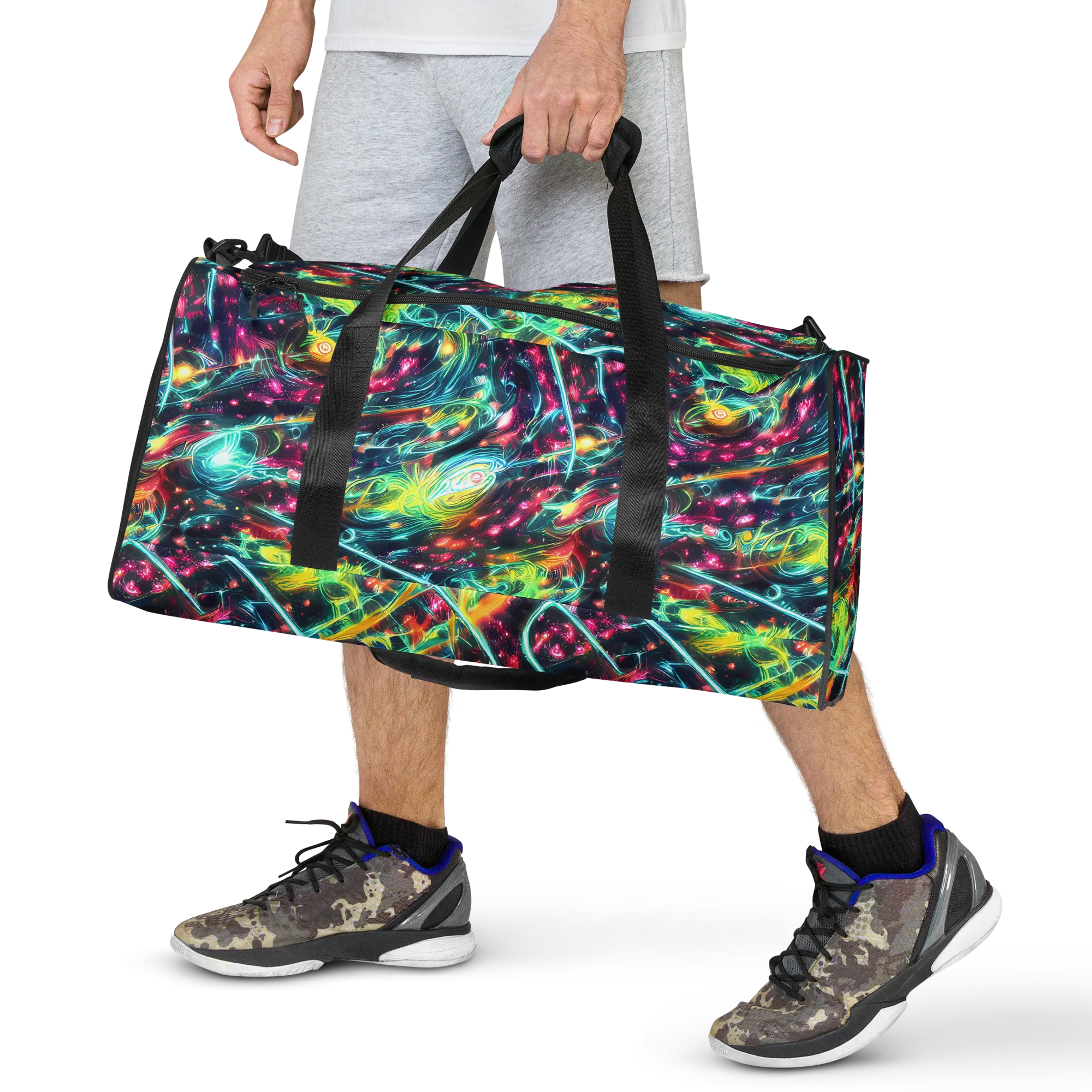 Afterdark Aurora on Duffle Bag — Front