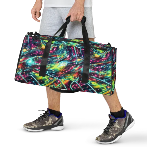 Afterdark Aurora on a Duffle Bag