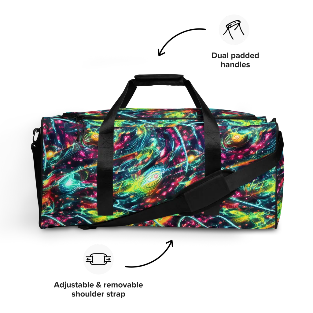 Afterdark Aurora on Duffle Bag — Front