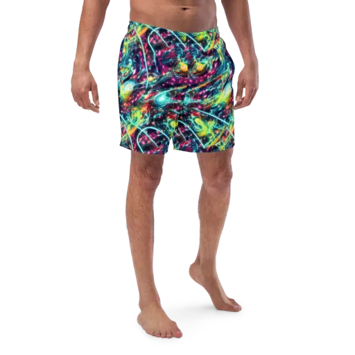 Afterdark Aurora on a Swim Trunks