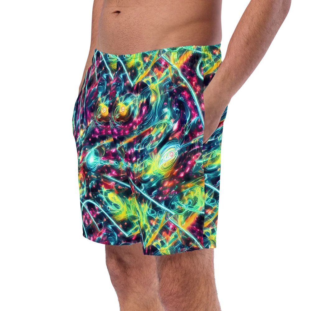 Afterdark Aurora on Swim Trunks — Left Front