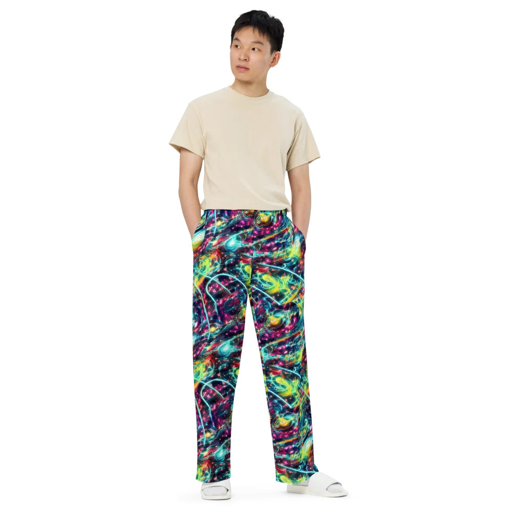 Afterdark Aurora on Wide-Leg Pants — Front
