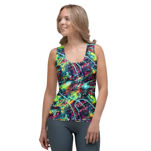 Afterdark Aurora on a Women's Tank Top