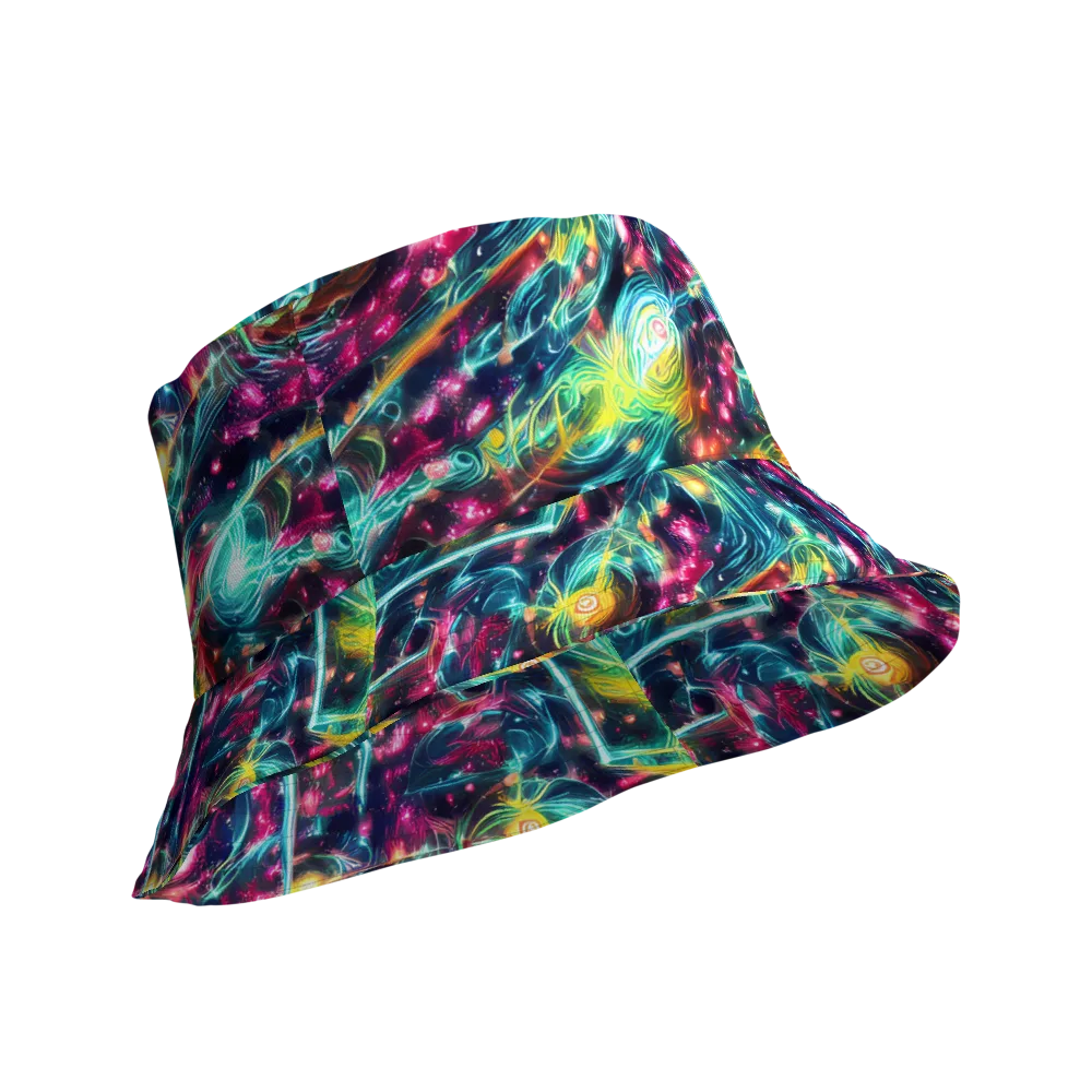 Afterdark Aurora on Reversible Bucket Hat — Product details Outside