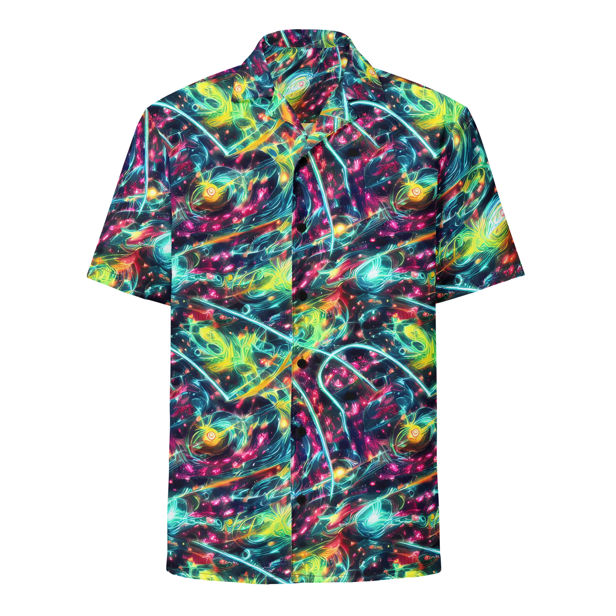 Afterdark Aurora on Button Shirt — Front