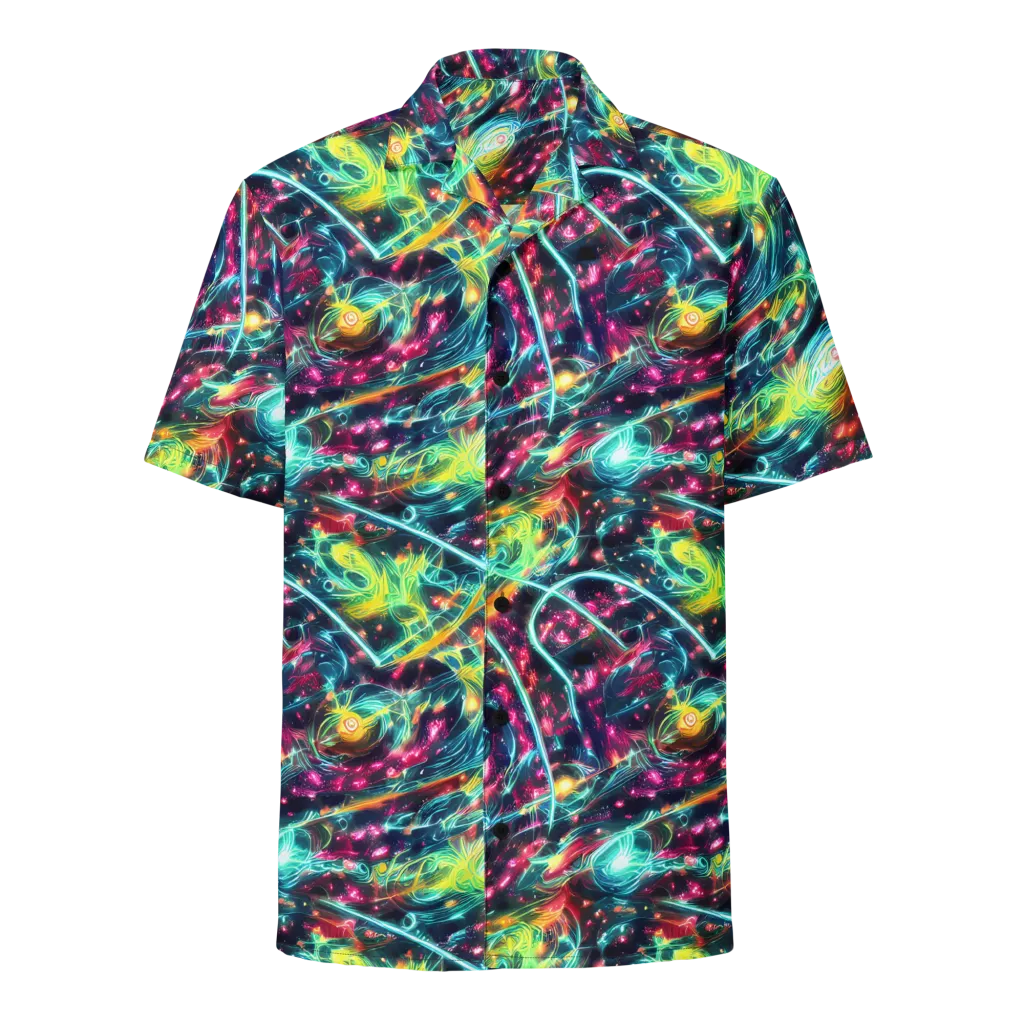 Afterdark Aurora on Button Shirt — Front