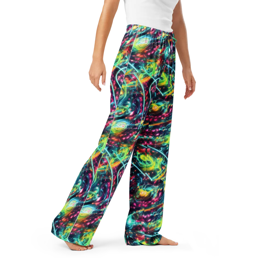 Afterdark Aurora on Women's Pajama Pants — Right Front