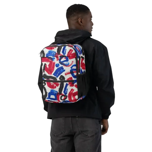 Red White Blue Brushline on a Utility Backpack