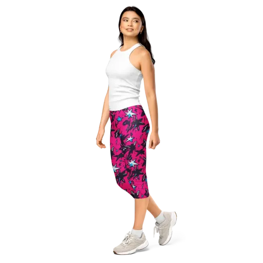 Voltage Pop on a Capri Leggings