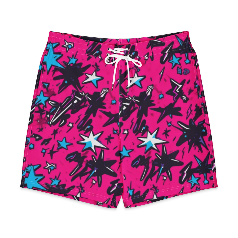 Voltage Pop on Men's Board Shorts — Front