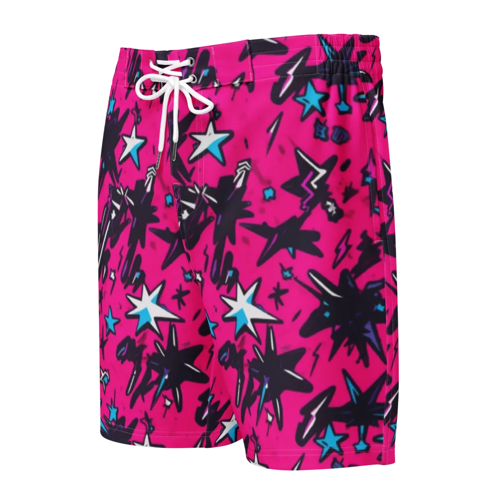 Voltage Pop on Men's Board Shorts — Front