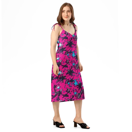 Voltage Pop on a Slip Dress