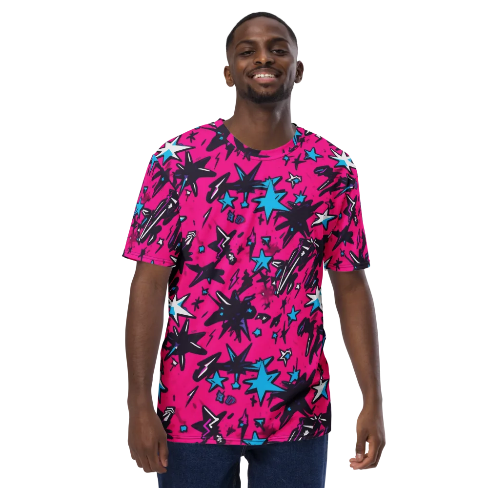 Voltage Pop on Men's Crew Neck T-Shirt — Front
