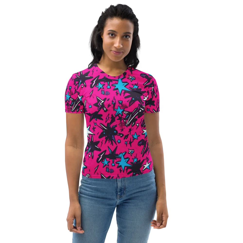 Voltage Pop on Women's Crew Neck T-Shirt — Front