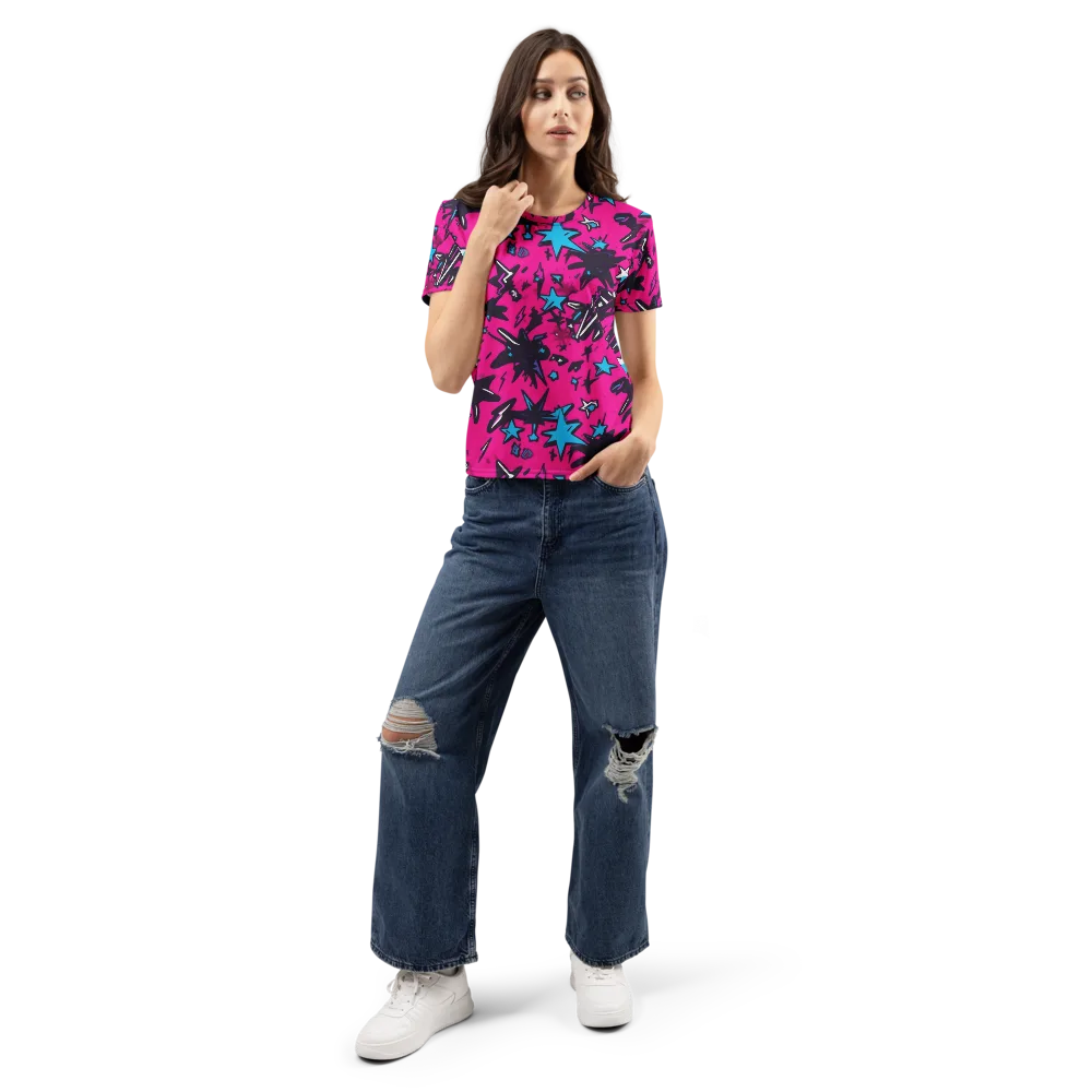Voltage Pop on Women's Crew Neck T-Shirt — Front