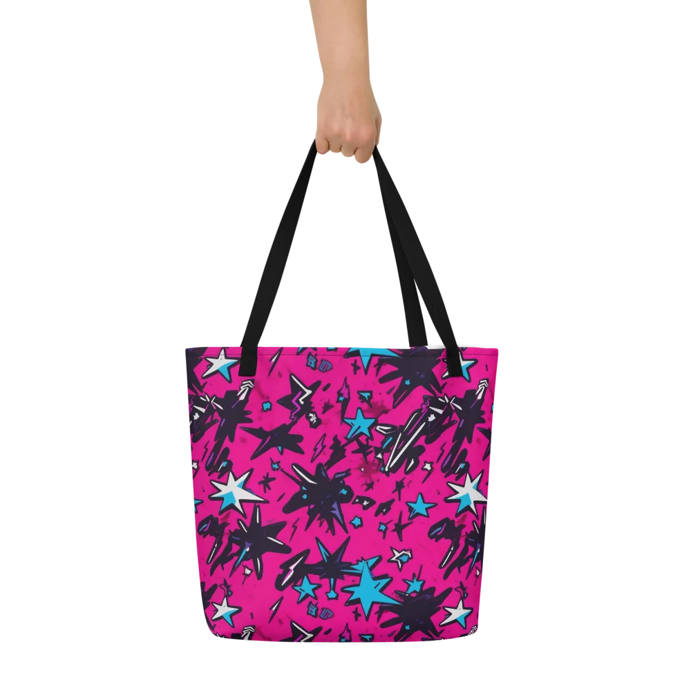 Voltage Pop on Large Tote Bag W/ Pocket — Front