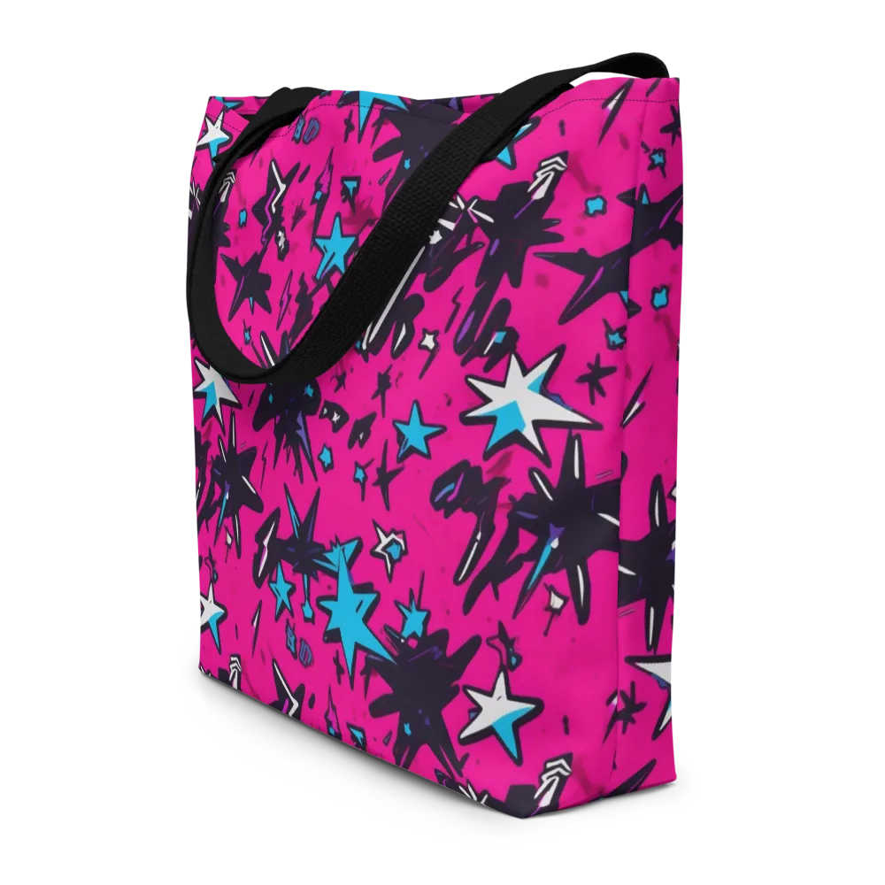 Voltage Pop on Large Tote Bag W/ Pocket — Front