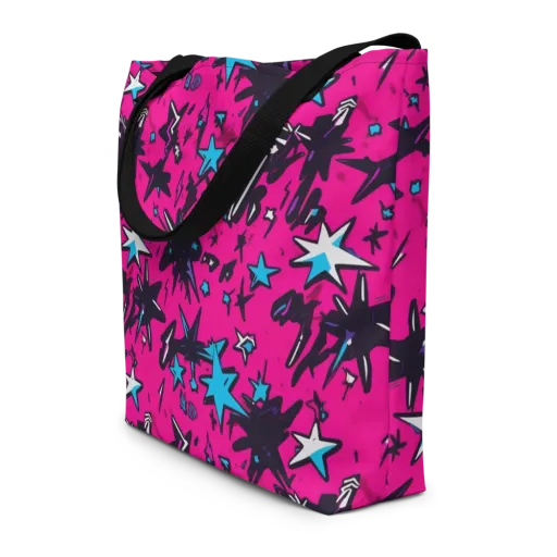 Voltage Pop on a Large Tote Bag W/ Pocket