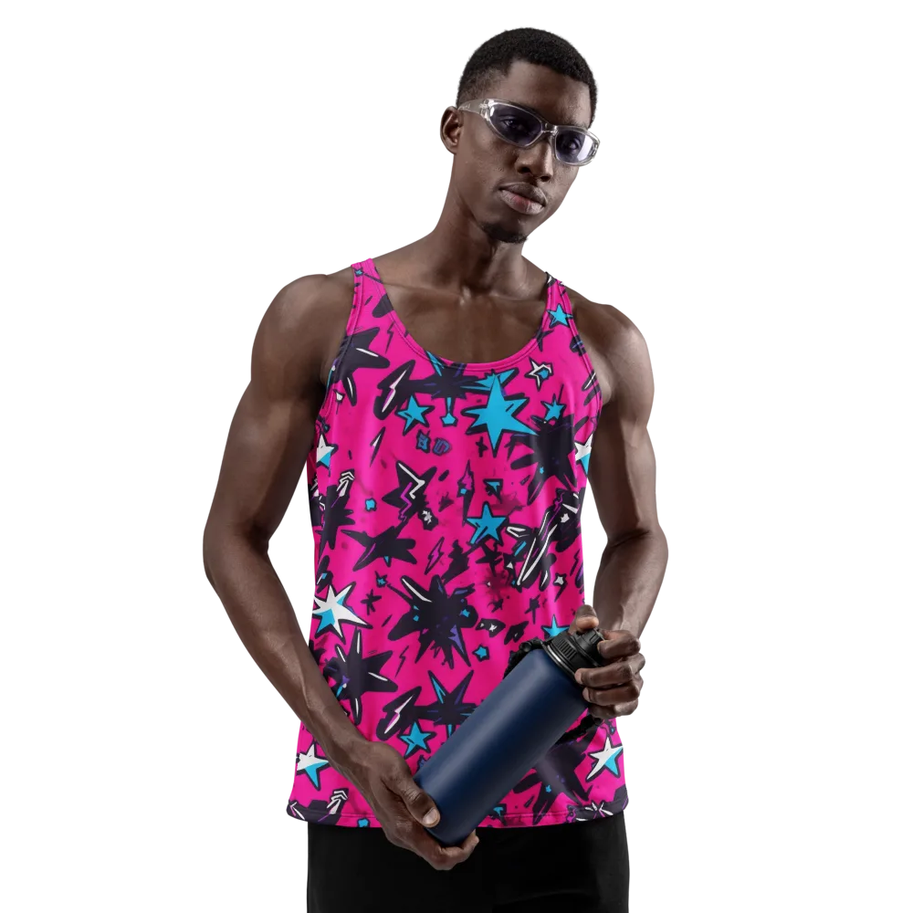 Voltage Pop on Men's Tank Top — Front