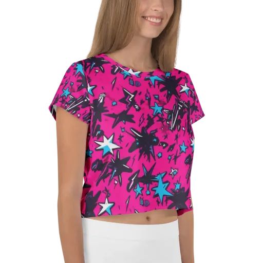 Voltage Pop on a Crop Tee
