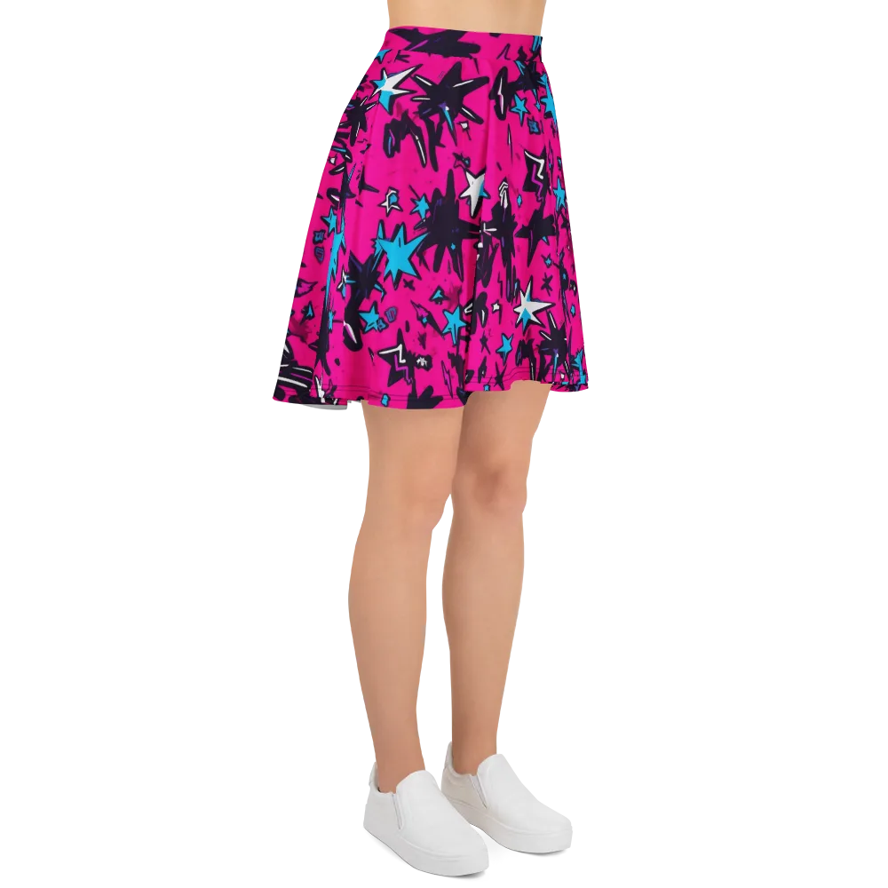 Voltage Pop on Skater Skirt — Right