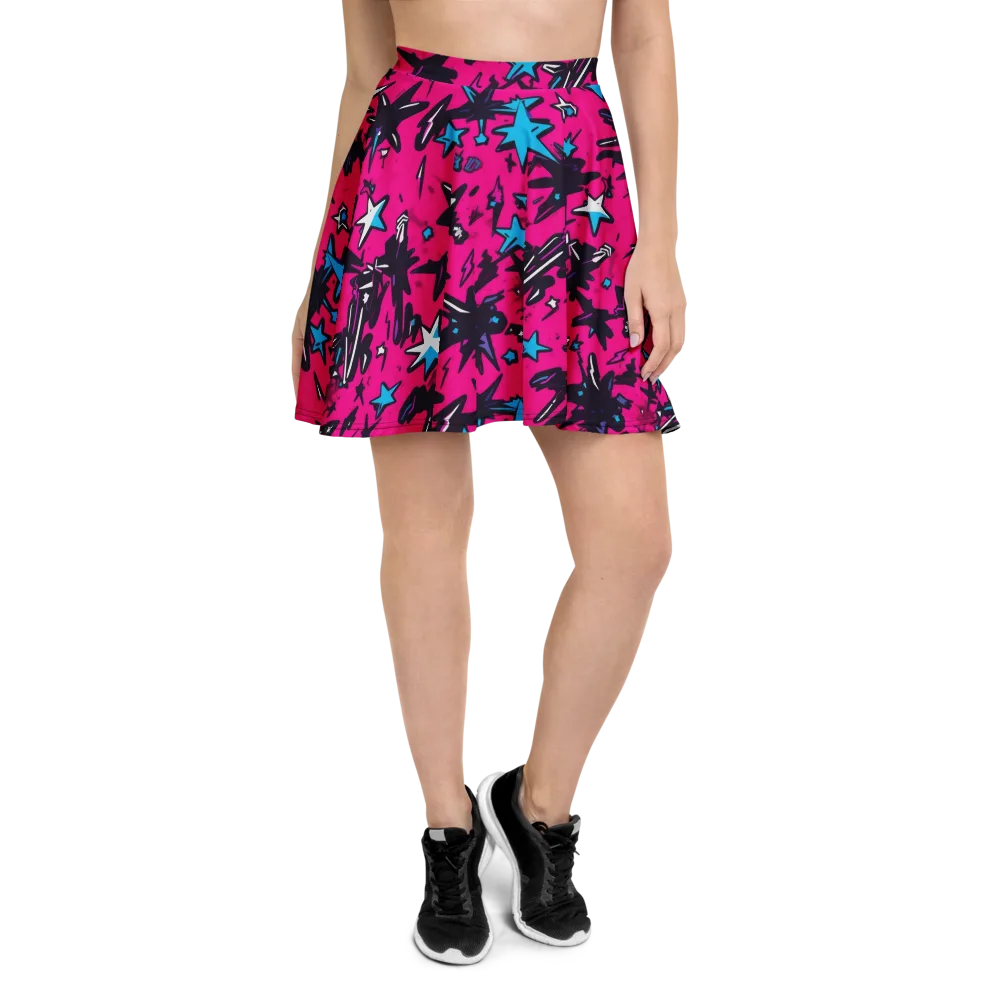Voltage Pop on Skater Skirt — Front