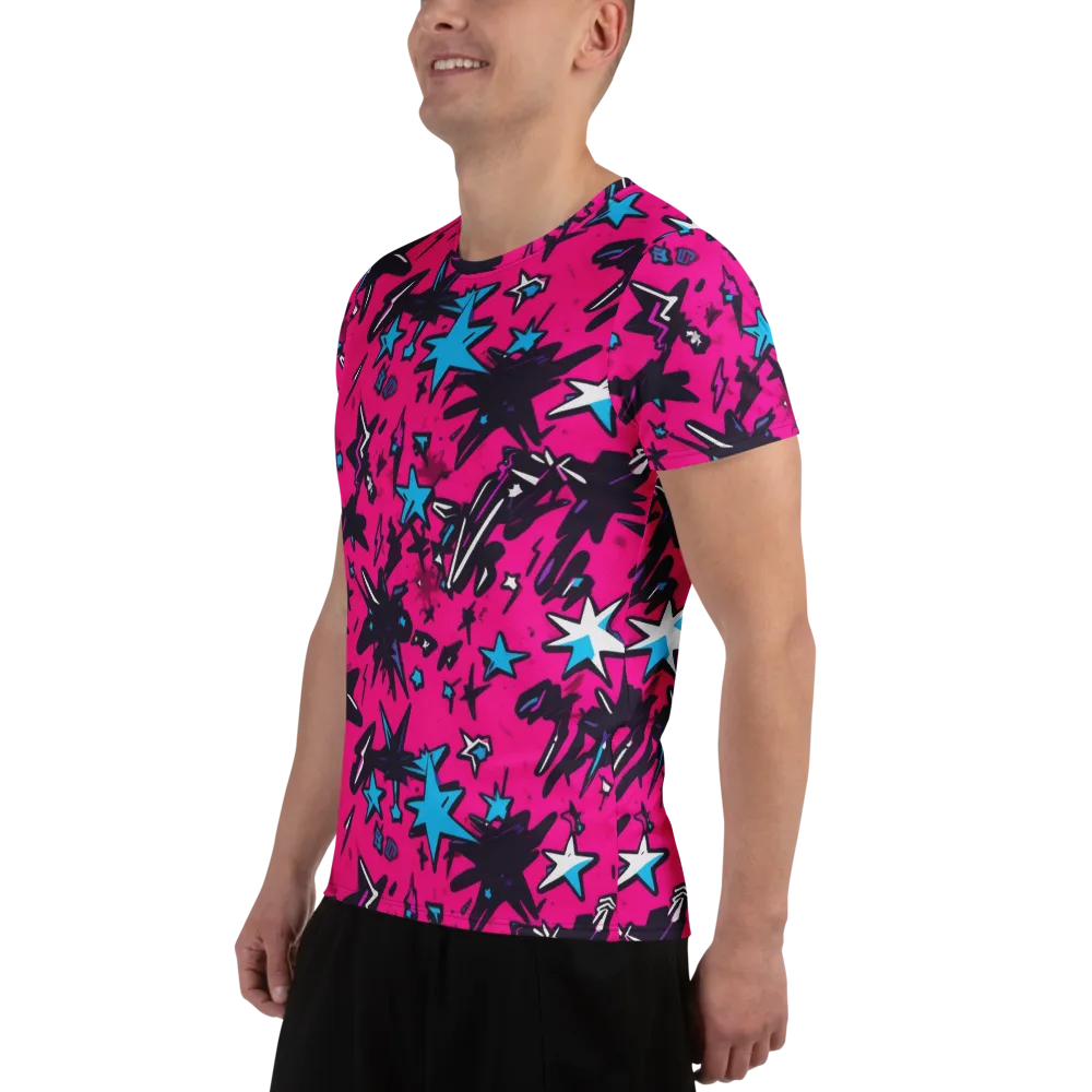Voltage Pop on Men's Athletic T-Shirt — Left
