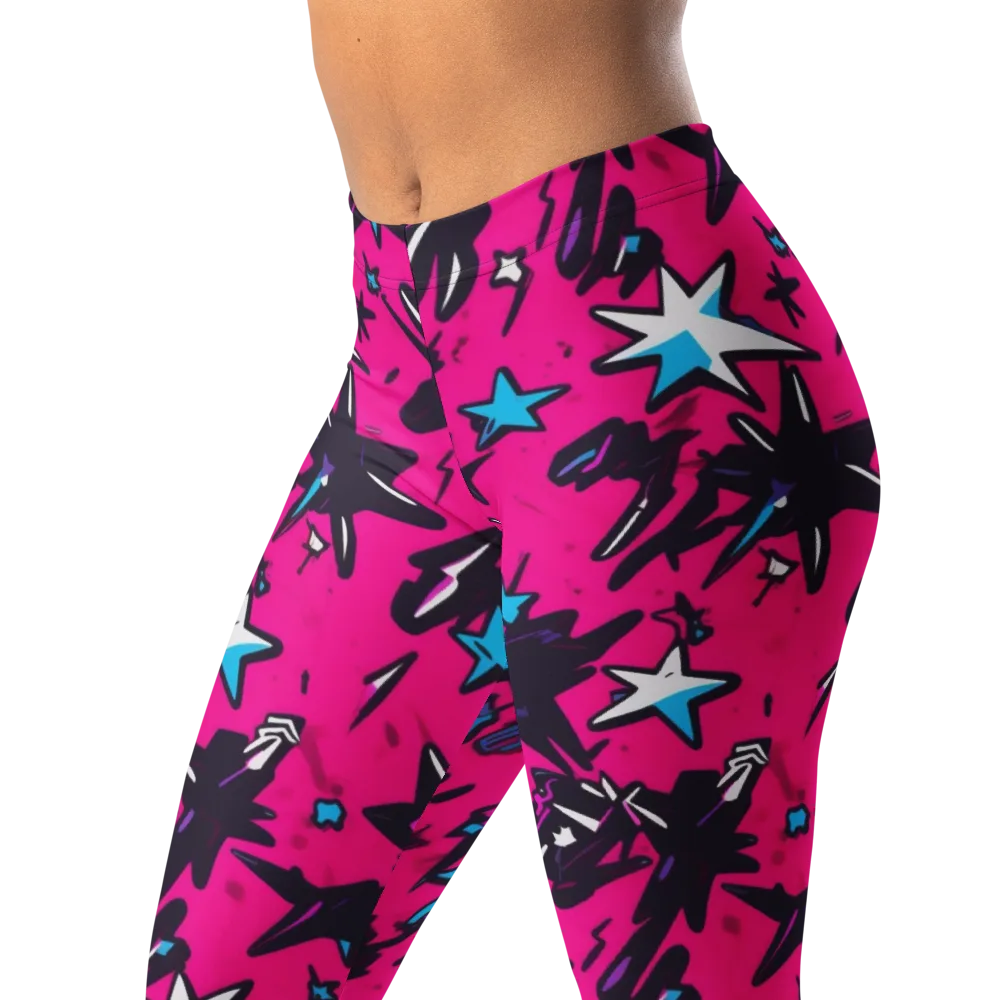 Voltage Pop on Leggings — Left Front
