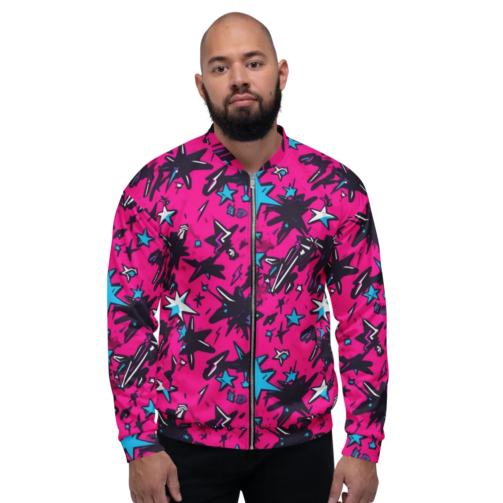 Voltage Pop on Bomber Jacket — Front