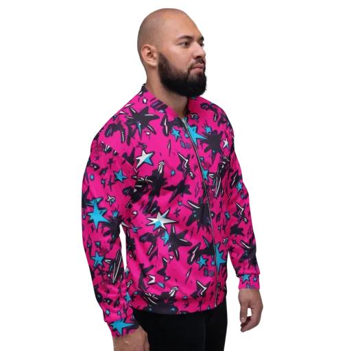Voltage Pop on a Bomber Jacket