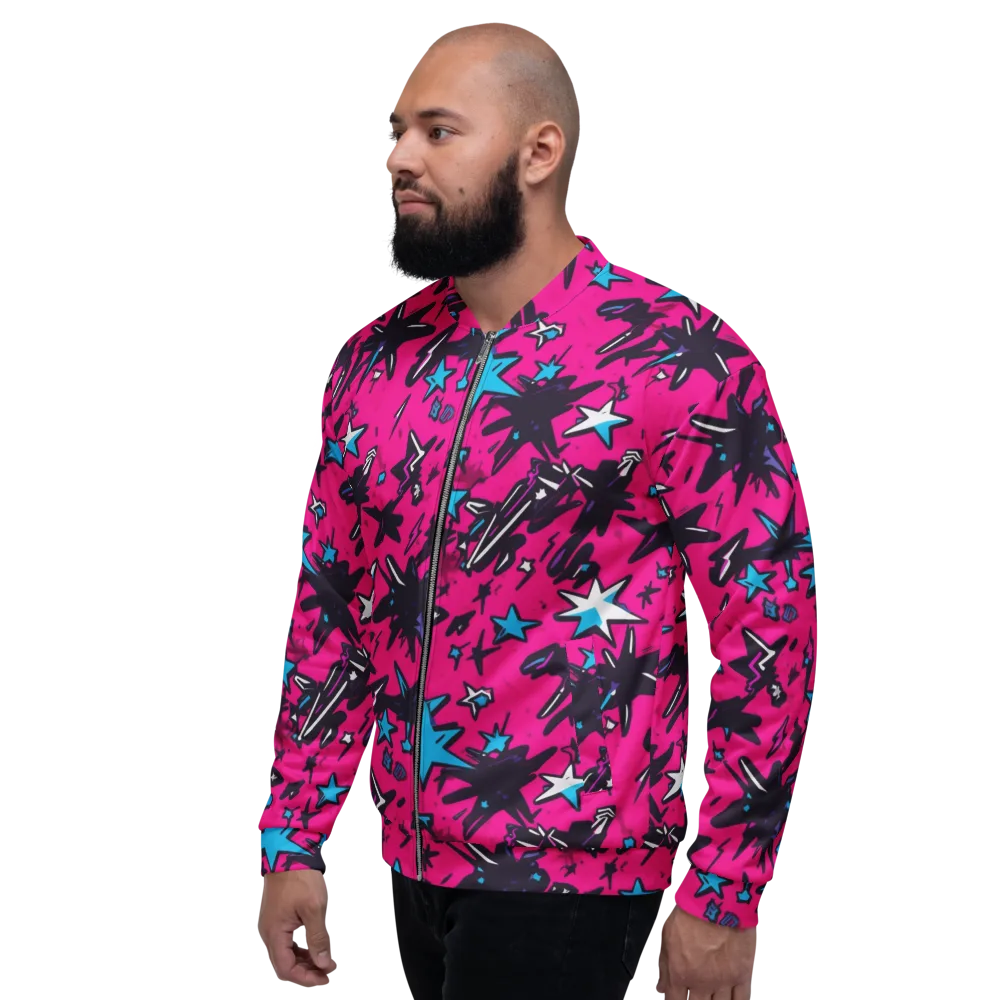 Voltage Pop on Bomber Jacket — Left