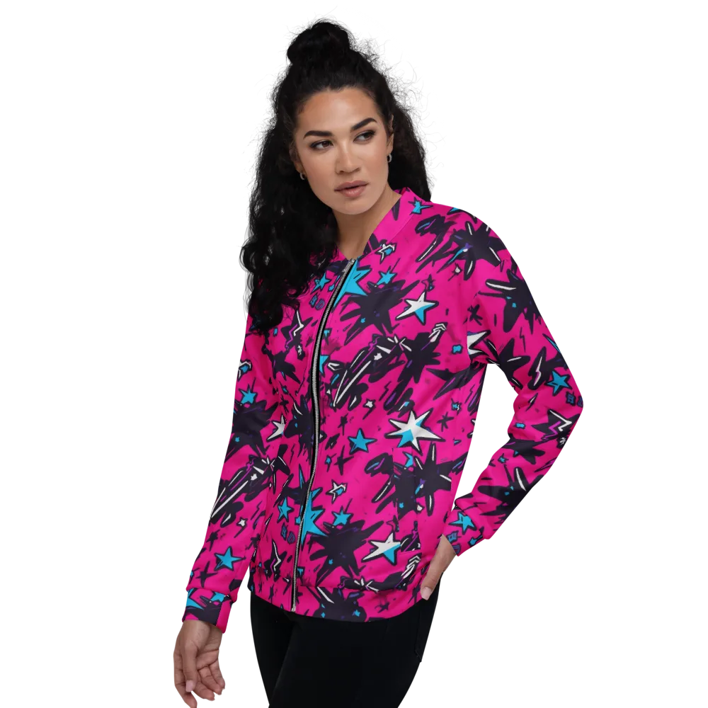 Voltage Pop on Bomber Jacket — Left