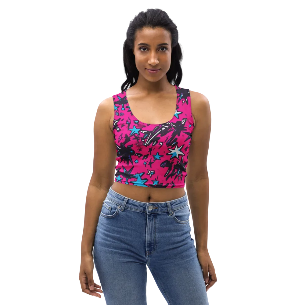 Voltage Pop on Crop Top — Front
