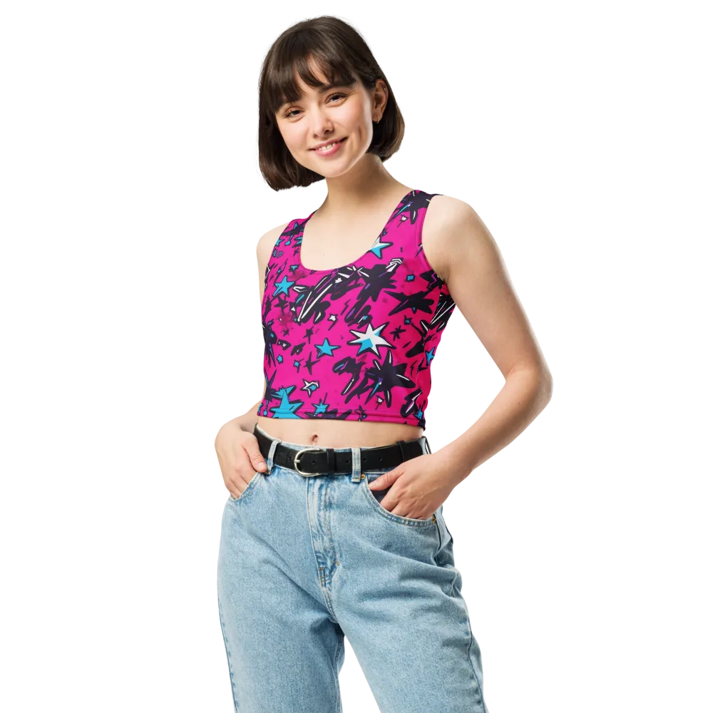 Voltage Pop on Crop Top — Front