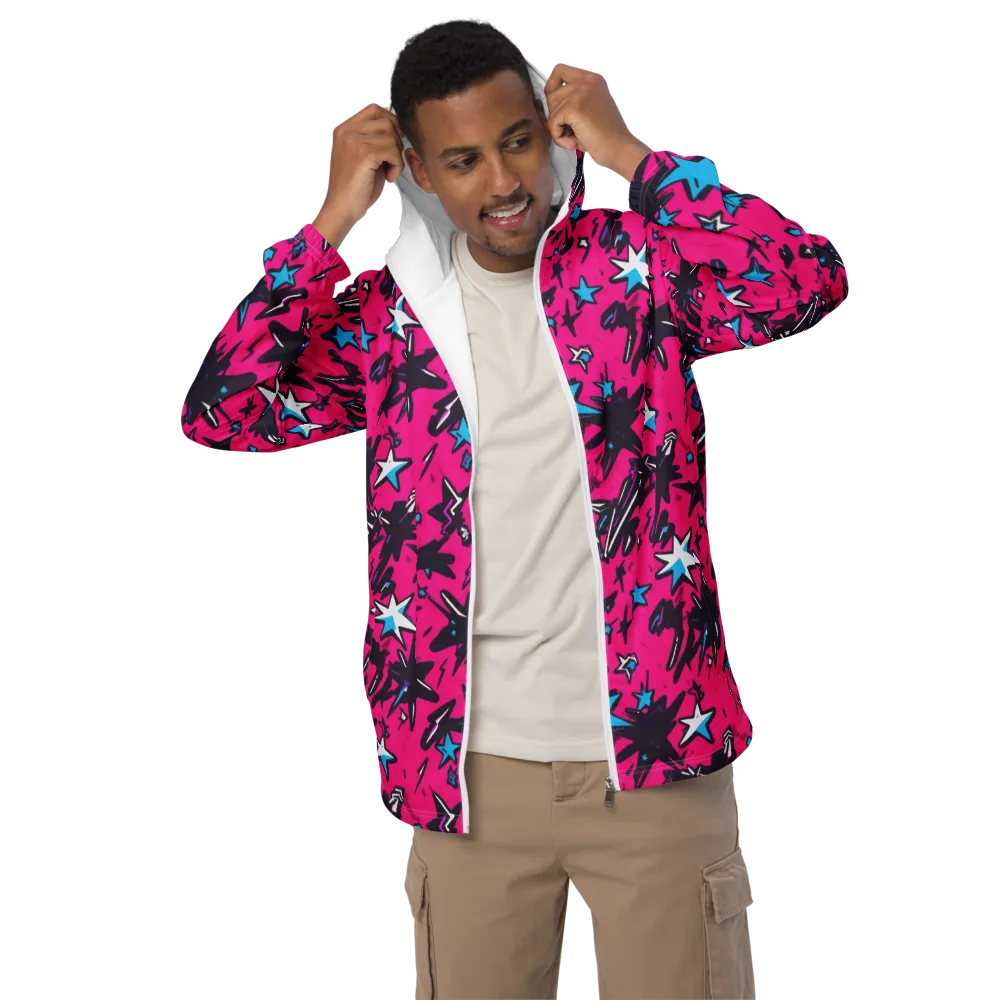 Voltage Pop on Men's Windbreaker — Front