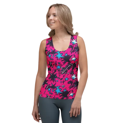 Voltage Pop on a Women's Tank Top