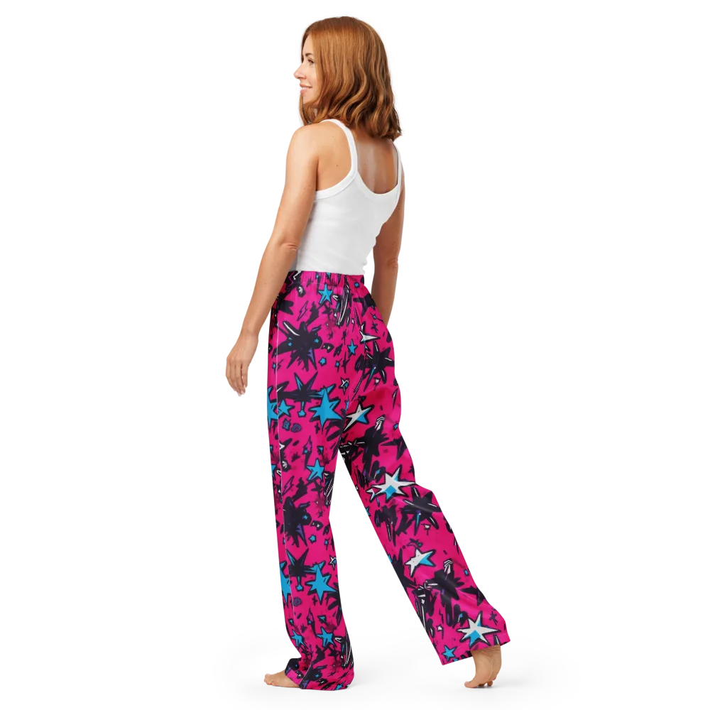 Voltage Pop on Women's Pajama Pants — Back