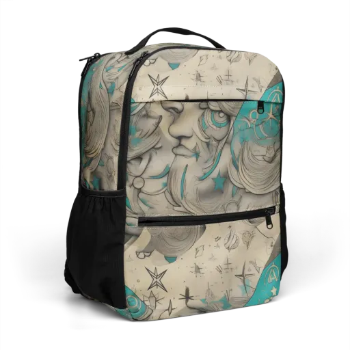 Turquoise Starlet on a Utility Backpack