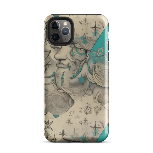 Turquoise Starlet on a Tough Case for iPhone®
