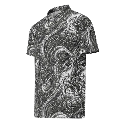 Nebulous Night on a Men's Slim Fit Polo Shirt