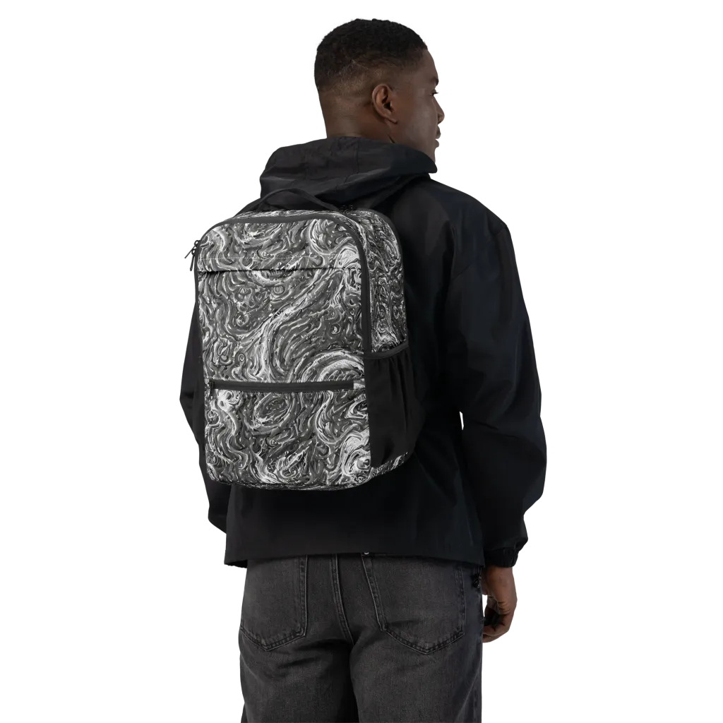 Nebulous Night on Utility Backpack — Back