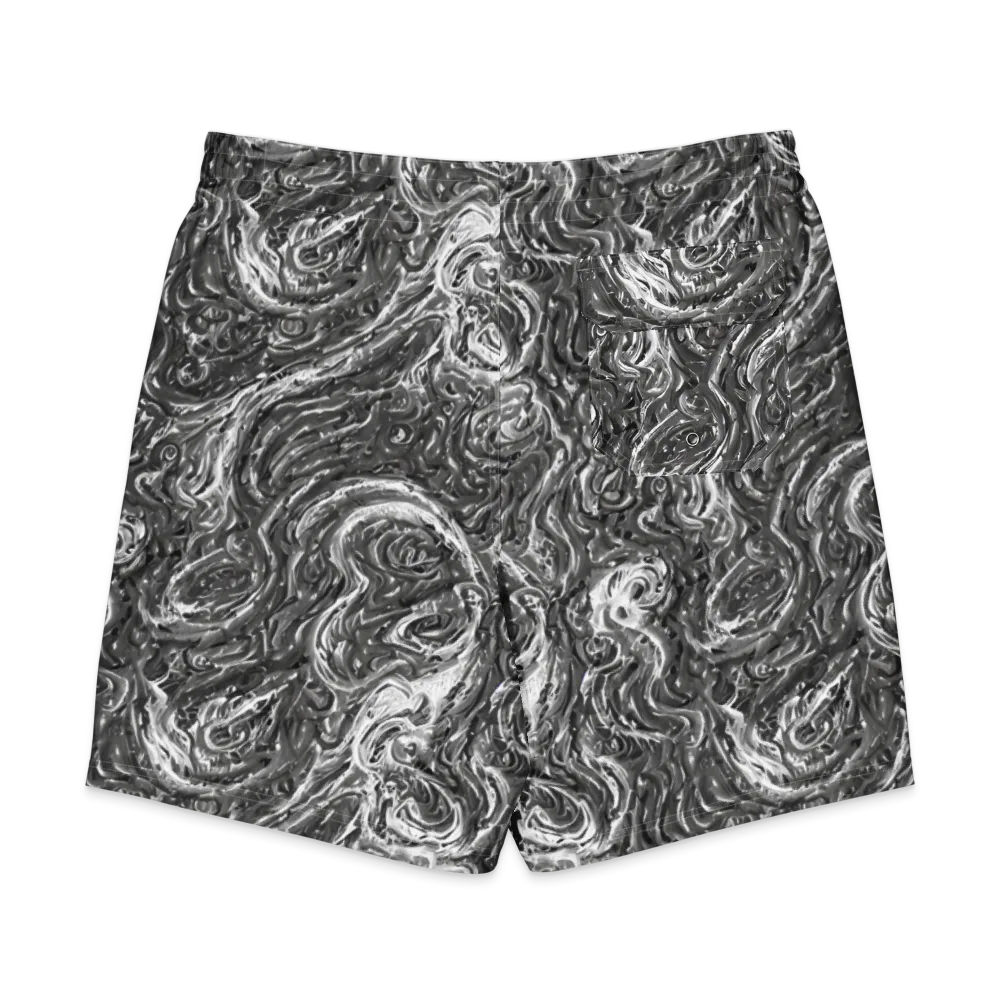 Nebulous Night on Men's Board Shorts — Back